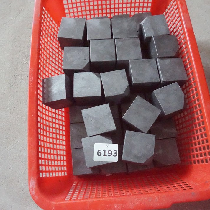10Pcs 4.5LB Natural Shungite Protect Radiation Crystal Square Heptahedron Healing 5cm