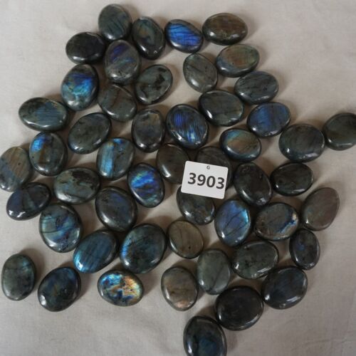 2kg 50 Pieces Natural Rainbow Labradorite Crystal Gem Spectrolite Palm Stone Healing