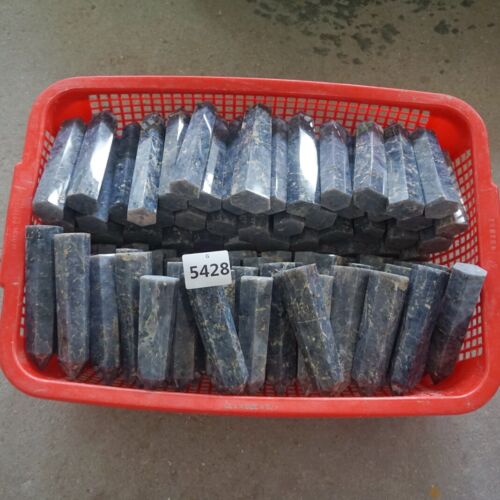 5KG 11LB 30Pcs Natural Blue Rose Quartz Crystal Point Tower Polished Healing