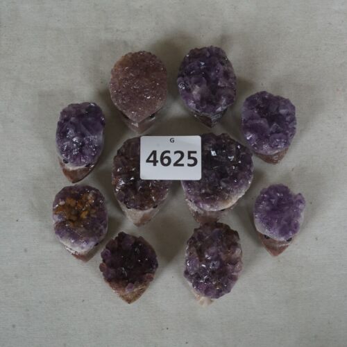20 Pieces Natural Amethyst Quartz Crystal Cluster hedgehog Carved Healing