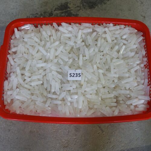 2KG 4.4LB 360Pcs Tiny Natural Clear White Quartz Crystal Point Tower tumbled Healing Wholesale Lots