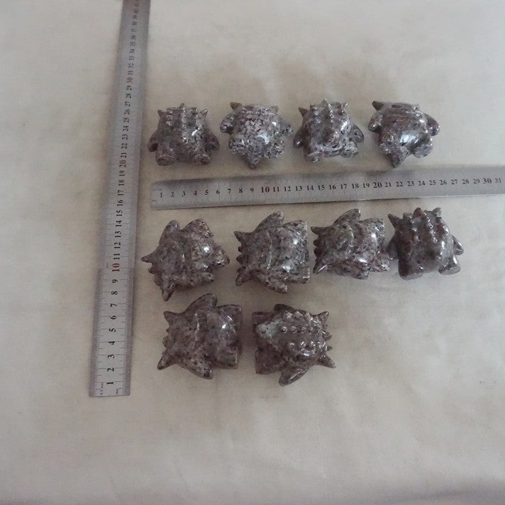 20Pcs 3.4kg 7.4LB Yooperlite Fire Stone Crystal Gengar Flashing Flame Under Ultraviolet Wholesales Lot