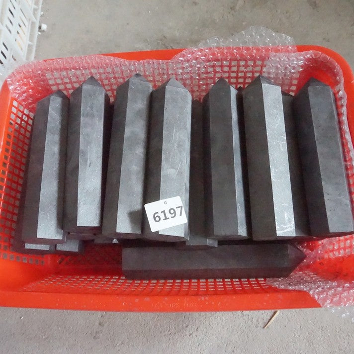 10Pcs 5KG Big Natural Shungite Protect Radiation Crystal Point Tower Healing Russia