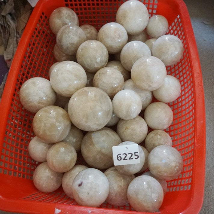 5KG 11LB 15Pcs Natural Blue Rainbow Moonstone Belomorite Crystal Sphere Ball Healing