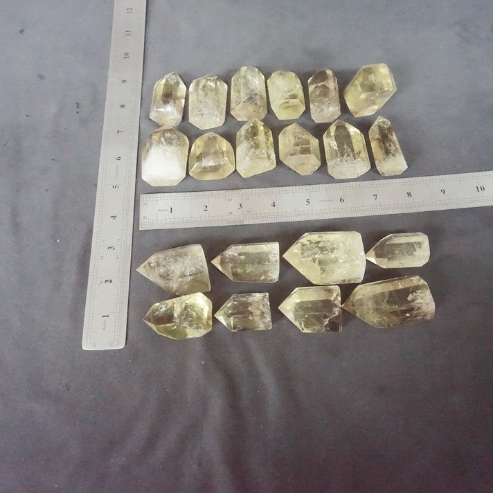 2KG 4.4LB 40Pcs Natural Rainbow Citrine Quartz Crystal Point Tower Polished Healing Wholesales Price