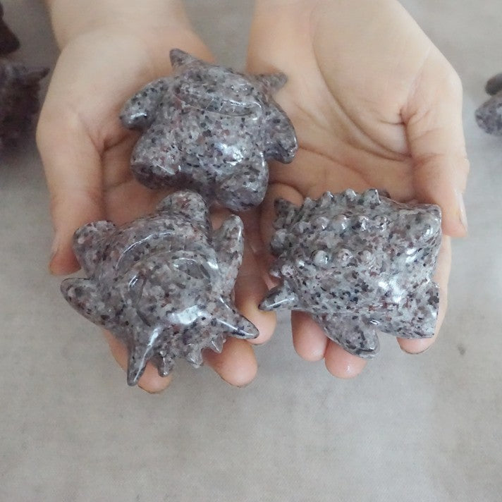 20Pcs 3.4kg 7.4LB Yooperlite Fire Stone Crystal Gengar Flashing Flame Under Ultraviolet Wholesales Lot