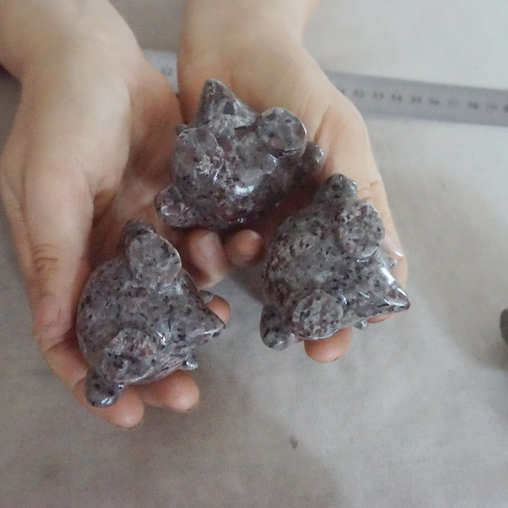 20Pcs 3.4kg 7.4LB Yooperlite Fire Stone Crystal Gengar Flashing Flame Under Ultraviolet Wholesales Lot