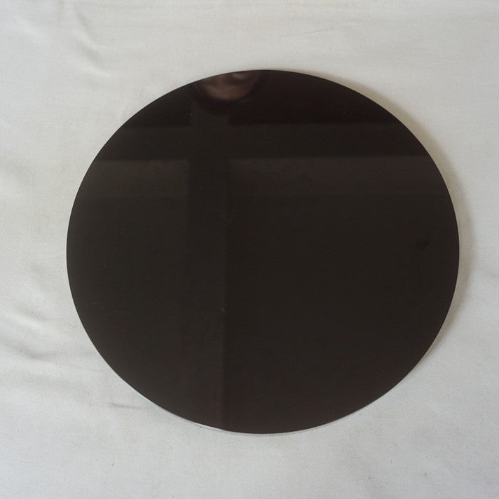7.6LB 11.6" Big Natural Obsidian Quartz Crystal Mirror Disc Carving Healing 30cm