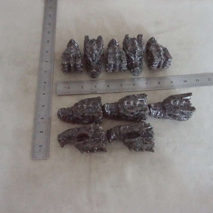 20Pcs 3.2KG 7LB Yooperlite Fire Stone Crystal Dragon Flashing Flame Under Ultraviolet Wholesales