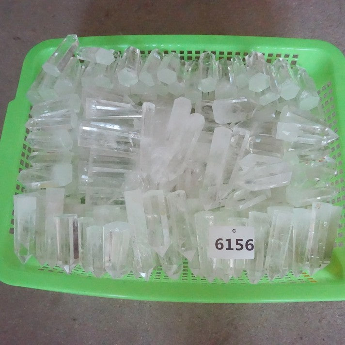 50Pcs 2kg 4.4LB Natural Clear White Quartz Crystal Point Tower Polished Healing Wholesales