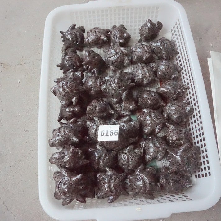 20Pcs 3.4kg 7.4LB Yooperlite Fire Stone Crystal Gengar Flashing Flame Under Ultraviolet Wholesales Lot