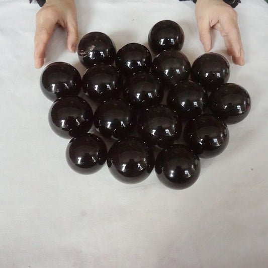17Pcs 5KG 11LB Natural Obsidian Quartz Crystal Sphere Ball Polished Healing 55-63mm