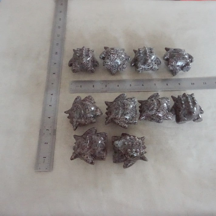 20Pcs 3.4kg 7.4LB Yooperlite Fire Stone Crystal Gengar Flashing Flame Under Ultraviolet Wholesales Lot