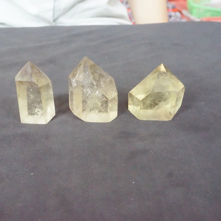 2KG 4.4LB 40Pcs Natural Rainbow Citrine Quartz Crystal Point Tower Polished Healing Wholesales Price