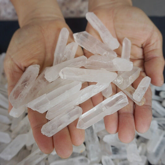 5KG 11LB 570Pcs Raw Natural Clear Quartz Crystal Points Rough Stone Wholesale Lot