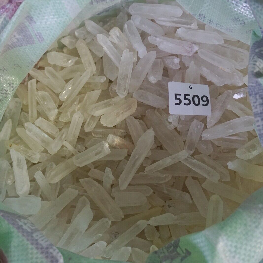 5KG 11LB 570Pcs Raw Natural Clear Quartz Crystal Points Rough Stone Wholesale Lot