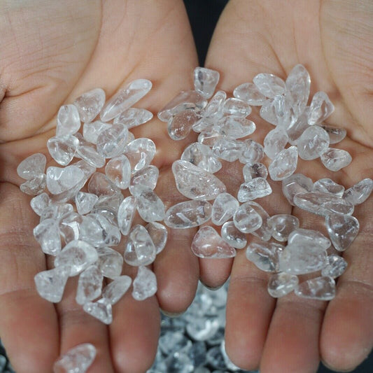 5KG 11LB Natural Clear White Quartz Crystal Freedom Tumbled Stone Brazil Healing