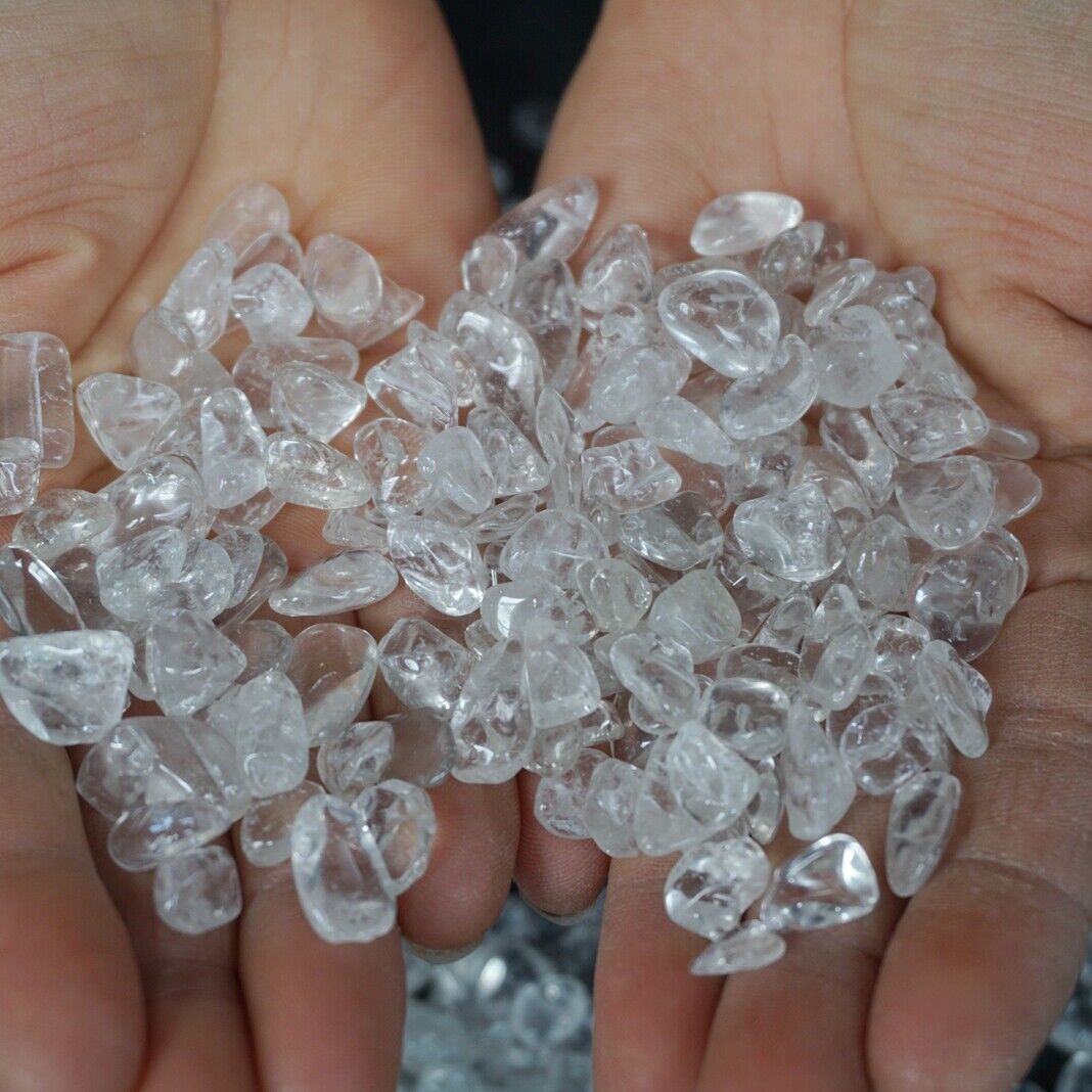 5KG 11LB Natural Clear White Quartz Crystal Freedom Tumbled Stone Brazil Healing