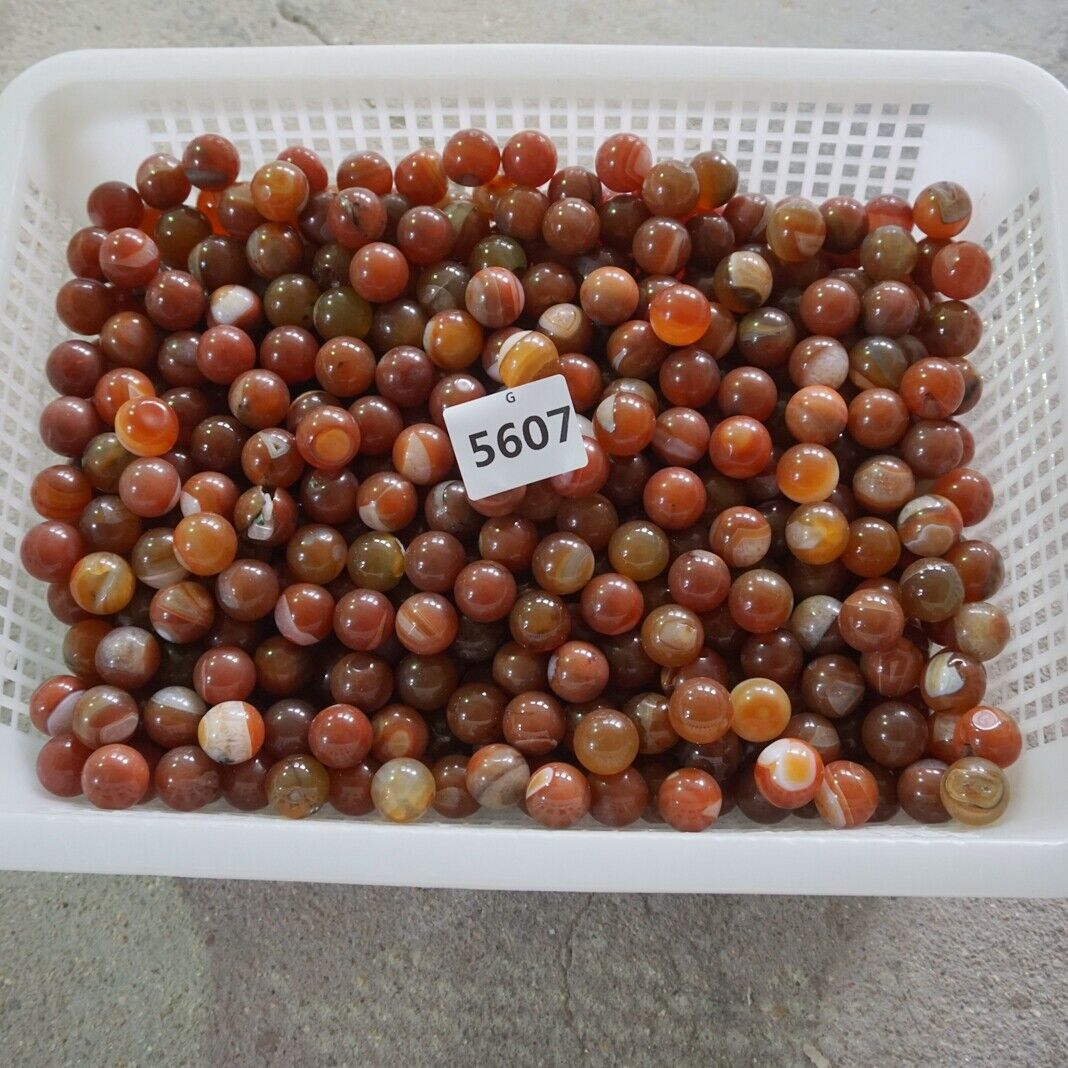 2KG 4.4LB 180Pcs Small Natural Red Carnelian Agate Crystal Sphere Ball Healing 2cm