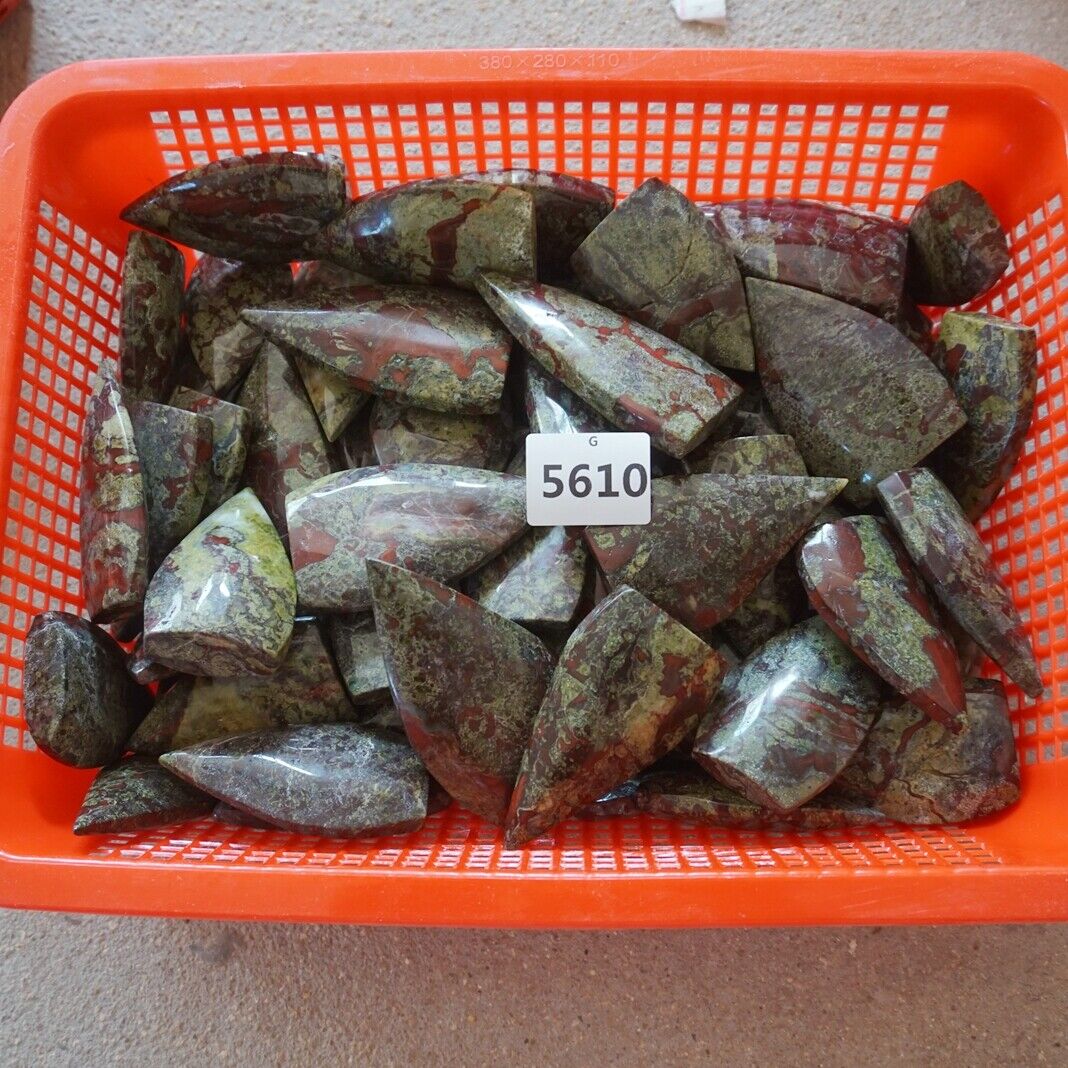 2.4KG 20Pcs 5.2LB Natural Dragon Blood Gem Stone Jasper Crystal Flame Point Healing