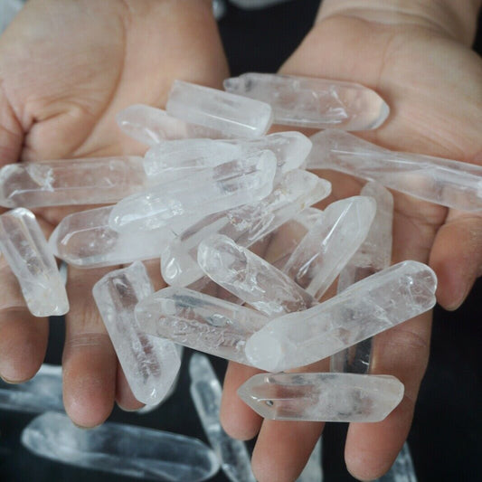 5KG 11LB 250Pcs Natural Clear Quartz Crystal Points Brazil Tumbled Healing Wholesales Lot Feng shui Stones