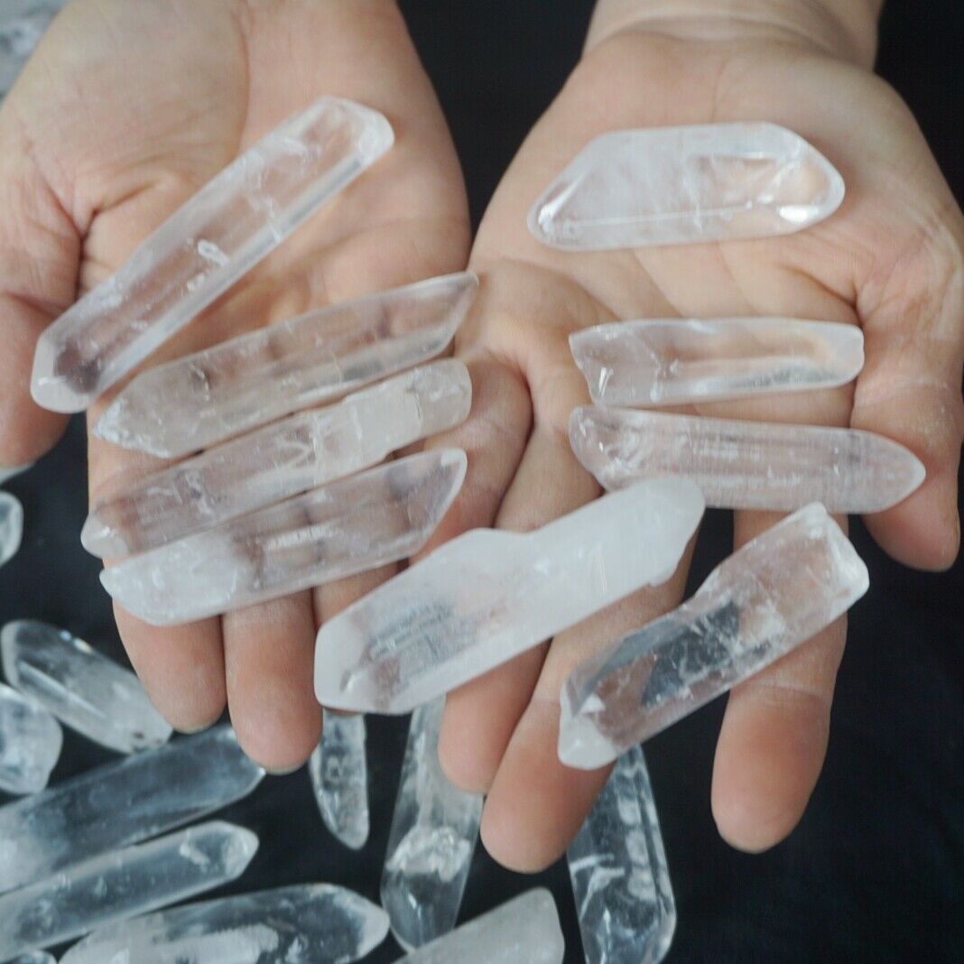 5KG 11LB 250Pcs Natural Clear Quartz Crystal Points Brazil Tumbled Healing Wholesales Lot Feng shui Stones