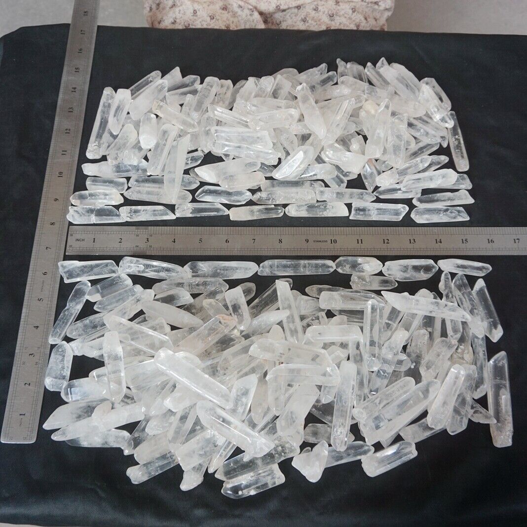 5KG 11LB 250Pcs Natural Clear Quartz Crystal Points Brazil Tumbled Healing Wholesales Lot Feng shui Stones