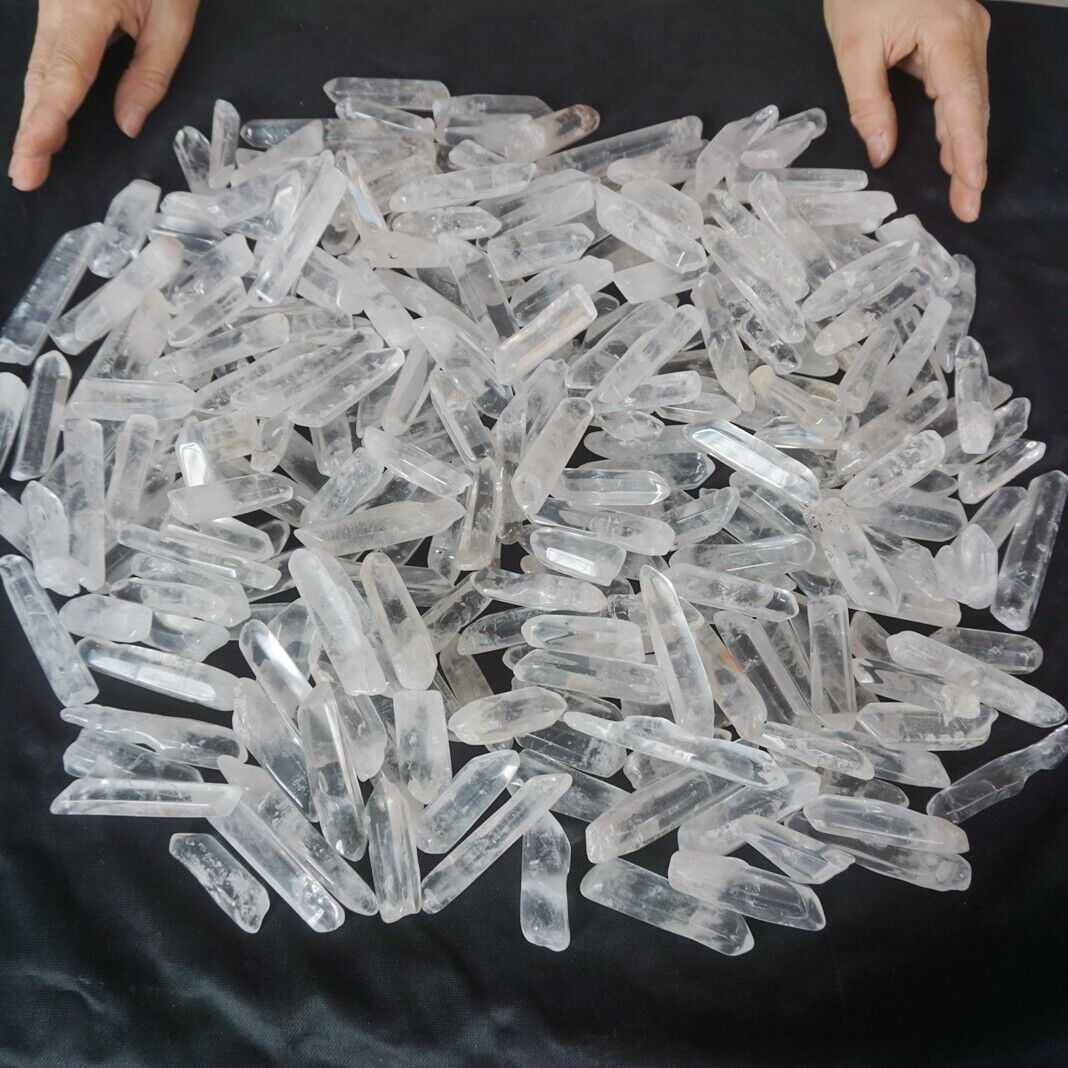 5KG 11LB 250Pcs Natural Clear Quartz Crystal Points Brazil Tumbled Healing Wholesales Lot Feng shui Stones