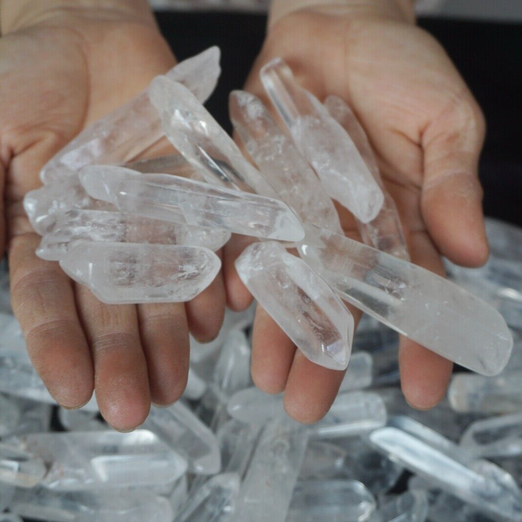 5KG 11LB 250Pcs Natural Clear Quartz Crystal Points Brazil Tumbled Healing Wholesales Lot Feng shui Stones