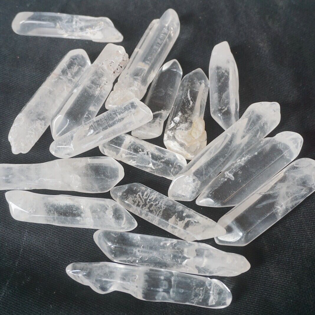 5KG 11LB 250Pcs Natural Clear Quartz Crystal Points Brazil Tumbled Healing Wholesales Lot Feng shui Stones