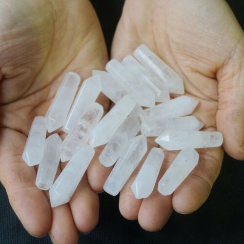 2KG 4.4LB 360Pcs Tiny Natural Clear White Quartz Crystal Point Tower tumbled Healing Wholesale Lots