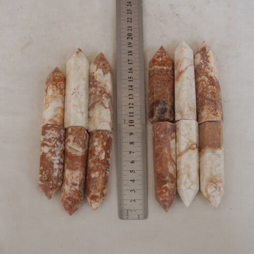 5KG 11LB 60Pcs Natural Shoushan Calcite Crystal Point Tower Obelisk Healing China Wholesale Price