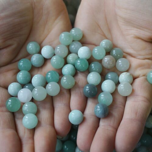 2KG 4.4LB 1270Pcs Tiny Natural Green Aventurine Jade Crystal Sphere Ball Healing 10mm