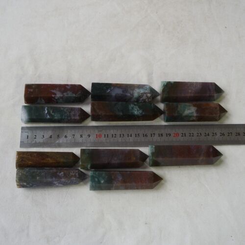 5KG 11LB 55Pcs Natural Ocean Jasper Onyx Quartz Crystal Point Tower Polished Healing