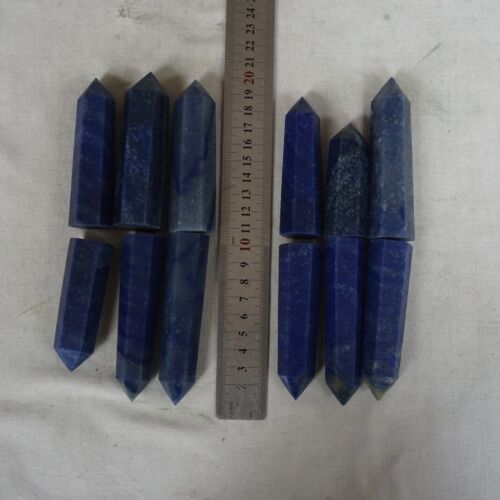 2kg 4.4LB 24Pcs Natural Blue Aventurine Jasper Crystal Point Tower Polished Healing