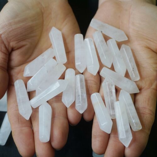 2KG 4.4LB 360Pcs Tiny Natural Clear White Quartz Crystal Point Tower tumbled Healing Wholesale Lots