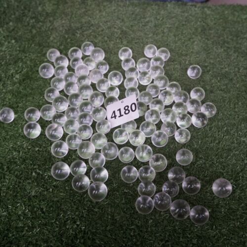 2KG 4.4LB 250Pcs Tiny Natural White Clear Quartz Crystal Sphere Ball Polished Healing 16-18mm