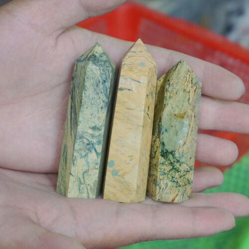 2KG 4.4LB 22Pcs Natural Phoenix Stone Chrysocolla Crystal Point Tower Healing Africa