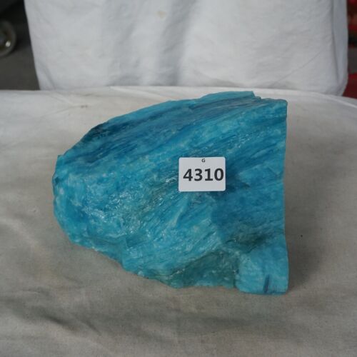 6.1kg 13.5LB 8.5" Rare Blue Lazulite Gem Quartz Crystal Cut from Rough Stones Tibet