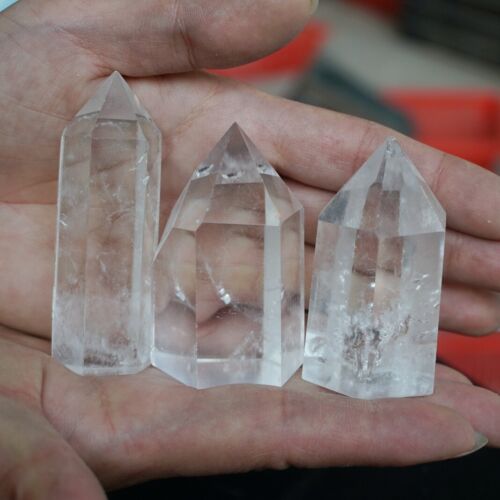 2KG 4.4LB 30Pcs  Natural Clear White Quartz Crystal Point Tower Polished Healing