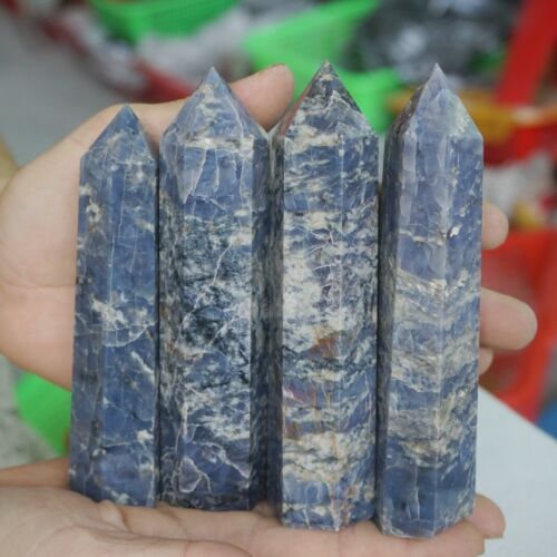 5KG 11LB 30Pcs Natural Blue Rose Quartz Crystal Point Tower Polished Healing