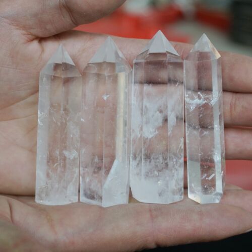 2KG 4.4LB 30Pcs  Natural Clear White Quartz Crystal Point Tower Polished Healing