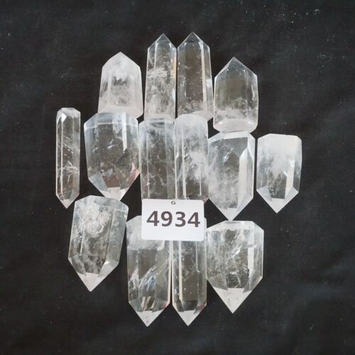 2KG 4.4LB 30Pcs  Natural Clear White Quartz Crystal Point Tower Polished Healing