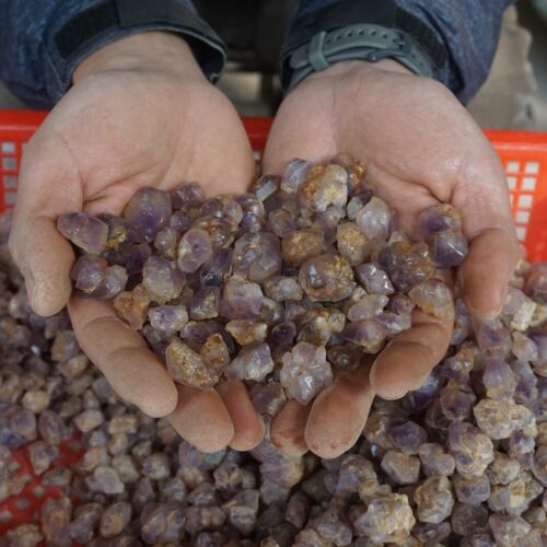 5KG 11LB Natural Raw Purple Amethyst Quartz Crystal Points Original Brazil Wholesales Lot