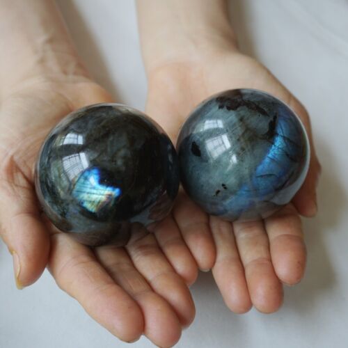 5KG 11LB 16Pcs Natural Rainbow Labradorite Crystal Sphere Ball Polished Healing