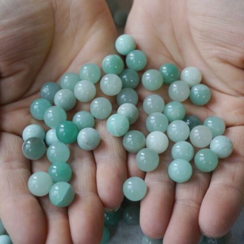 2KG 4.4LB 1270Pcs Tiny Natural Green Aventurine Jade Crystal Sphere Ball Healing 10mm