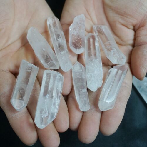 5KG 11LB 400Pcs Natural Clear Quartz Crystal Points Tumbled Healing From Brazil