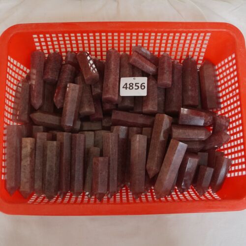 2KG 4.4LB 26Pcs Natural Red Strawberry Quartz Crystal Point Tower Fuchsite Healing