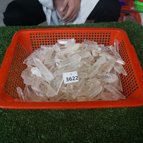 11LB 5Kg Natural Raw Clear Quartz Crystal Points Original Brazil Bulk Wholesale Lot