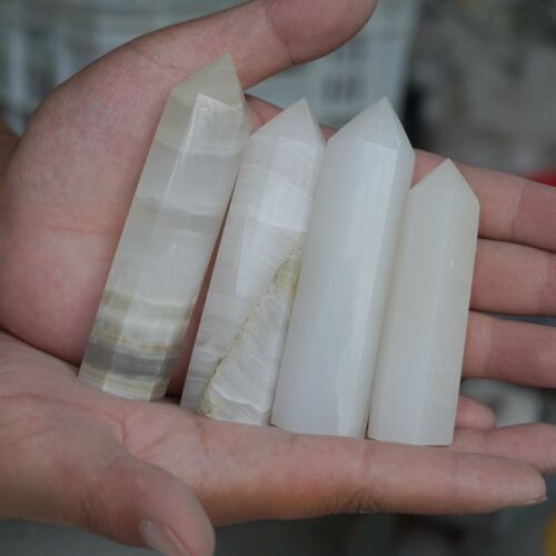 5KG 11LB 60Pcs Natural Afghanistan Calcite Crystal Tower Point Polished Healing Wholesales